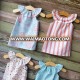 graphic printed dress chic toddler kids summer one piece dress frill dress